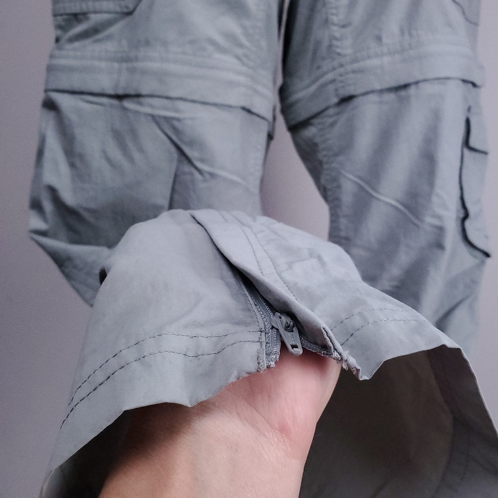 EMS convertible gray zip off hiking pants - Picture 3 of 12